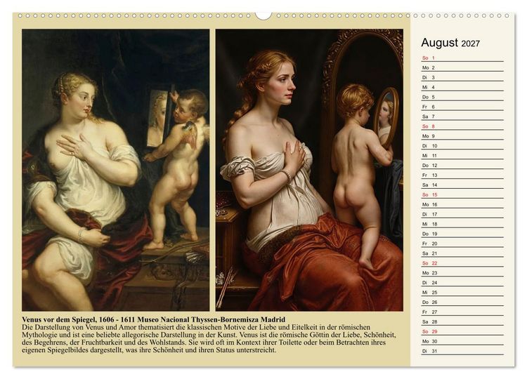 Produktbild: Rubens im neuen Licht (hochwertiger Premium Wandkalender 2027 DIN A2 quer), Kunstdruck in Hochglanz