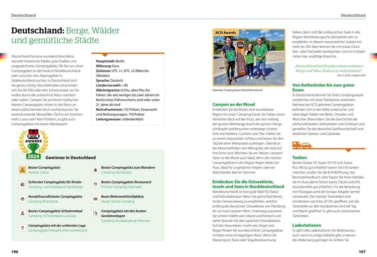 Produktbild: ACSI Campingf&uuml;hrer Deutschland 2026