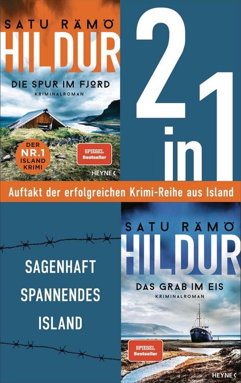 Produktbild: Die Hildur-Reihe Band 1-2: Die Spur im Fjord/ Das Grab im Eis (2in1-Bundle) Die Nr. 1 Bestseller-Reihe aus Island. 2 Krimis in einem Band
