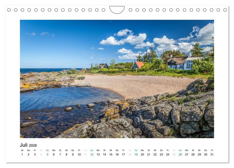 Produktbild: Sehnsucht nach Bornholm (Wandkalender 2026 DIN A4 quer), CALVENDO Monatskalender