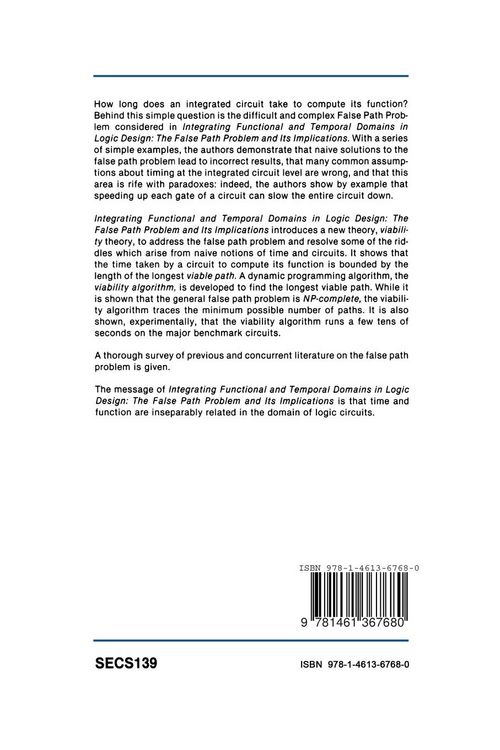 Produktbild: Integrating Functional and Temporal Domains in Logic Design