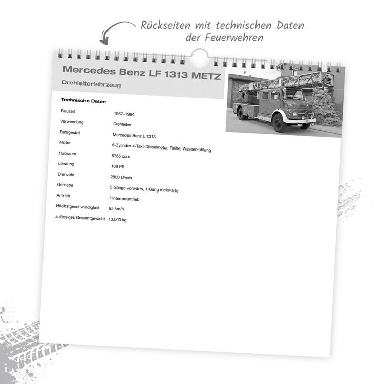Produktbild: TR&Ouml;TSCH - Technikkalender Feuerwehren 2027