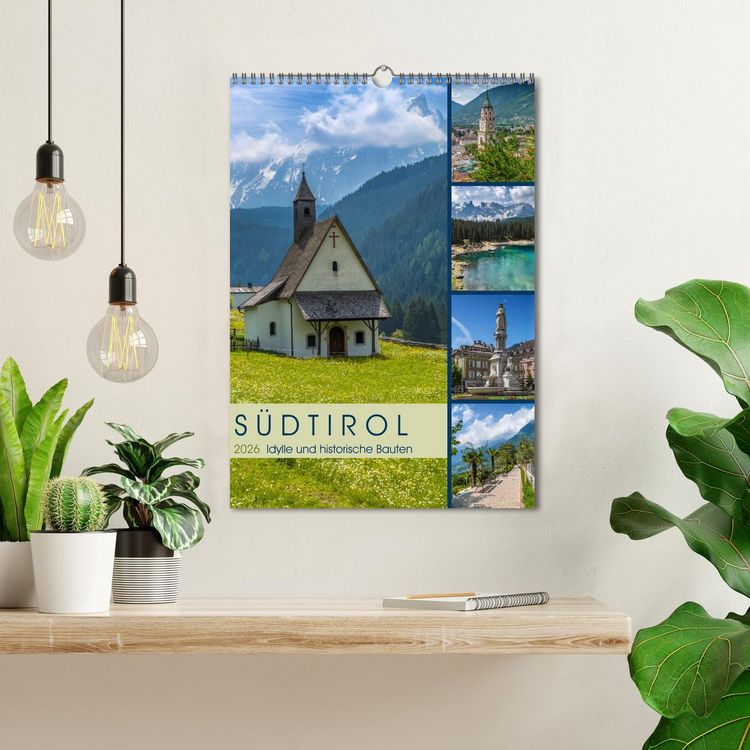 Produktbild: S&Uuml;DTIROL Idylle und historische Bauten (Wandkalender 2026 DIN A3 hoch), CALVENDO Monatskalender