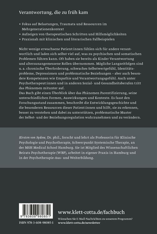 Produktbild: Parentifizierung im Erwachsenenalter
