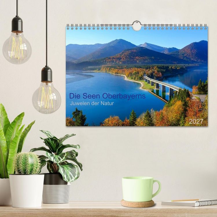 Produktbild: Die Seen Oberbayerns Juwelen der Natur (Wandkalender 2027 DIN A4 quer), CALVENDO Monatskalender