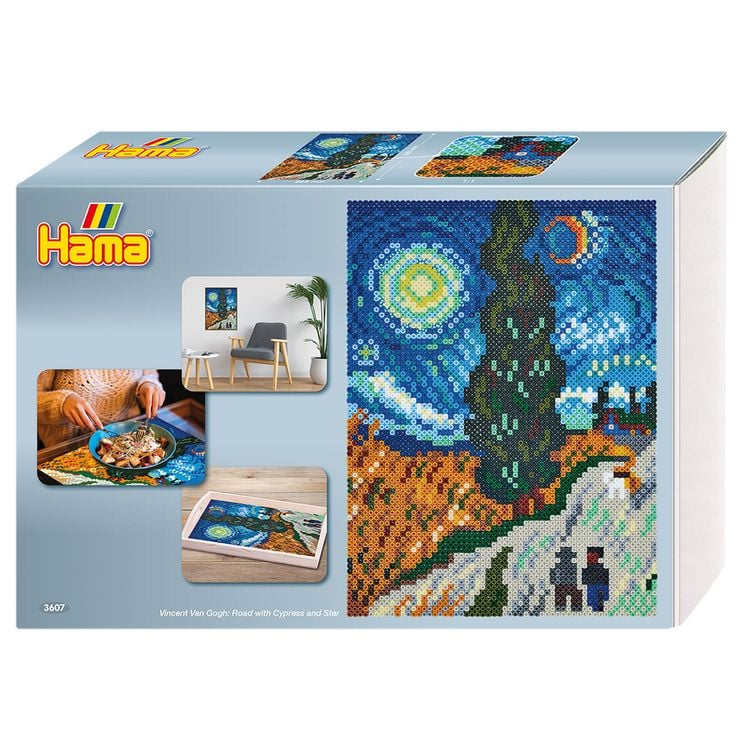 Bild vom Artikel Hama 3607 - Hama Art Geschenkbox Van Gogh mit ca. 10000 Midi-Bügelperlen, Stiftplatten und Zubehör vom Autor 