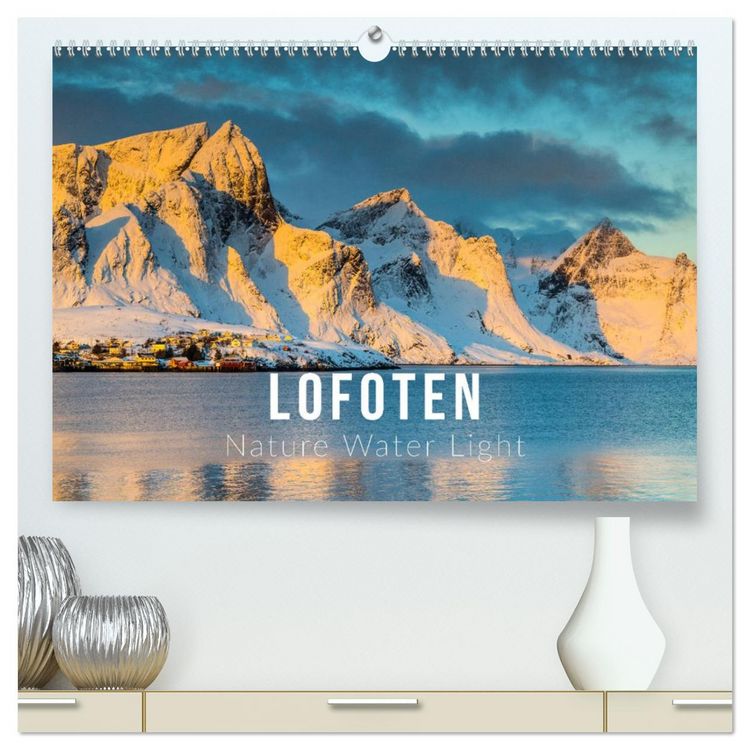 Produktbild: Lofoten. Nature Water Light (High Quality Premium Wall Calendar 2026 DIN A2 landscape),CALVENDO 12 Month Wall Calendar