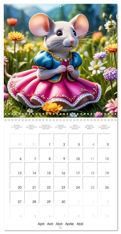 Produktbild: Mice dreams (Wall Calendar 2026 12 &times; 12 Inch) CALVENDO 12 Month Wall Calendar