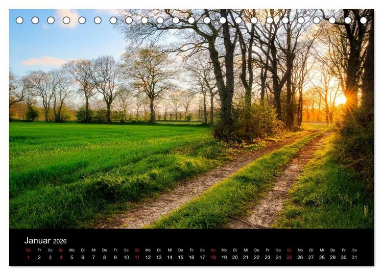 Produktbild: (Ost)Friesische Landschaften (Tischkalender 2026 DIN A5 quer), CALVENDO Monatskalender