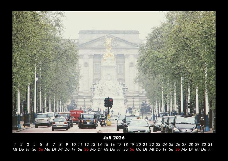 Produktbild: London 2026 Fotokalender DIN A3