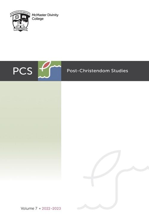 Produktbild: Post-Christendom Studies: Volume 7