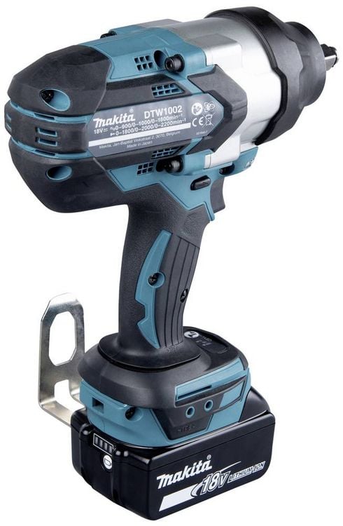 Produktbild: Makita DTW1002RTJ Akku-Schlagschrauber 1000 Nm 18V Anzahl mitgelieferte Akkus 2 5Ah