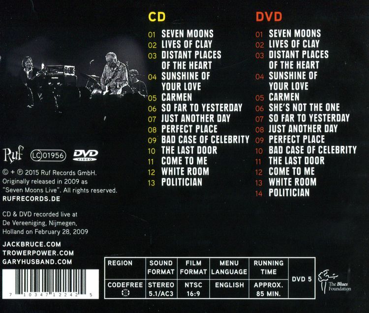Produktbild: Jack Bruce & Robin Trower - Songs from the Road (+CD)