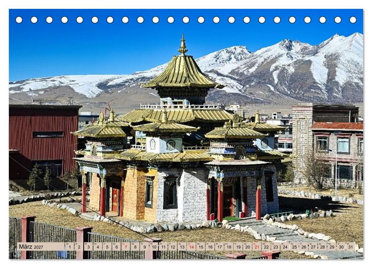 Produktbild: Erlebnis China (Tischkalender 2027 DIN A5 quer), CALVENDO Monatskalender