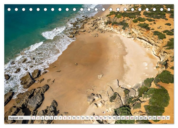 Produktbild: Spanien - Costa de la Luz (Tischkalender 2026 DIN A5 quer), CALVENDO Monatskalender