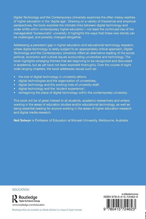 Produktbild: Digital Technology and the Contemporary University