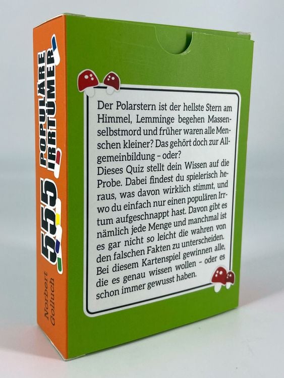 Produktbild: 555 popul&auml;re Irrt&uuml;mer &ndash; Das spannende Quizspiel rund um die Mythen des Alltags