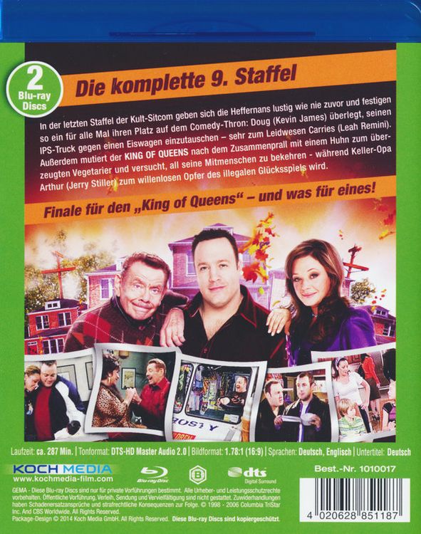 Produktbild: The King of Queens - Die komplette Staffel 9 [2 BRs]