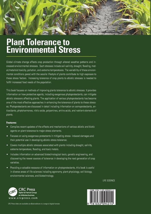 Produktbild: Plant Tolerance to Environmental Stress