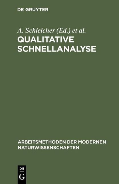 Produktbild: Qualitative Schnellanalyse