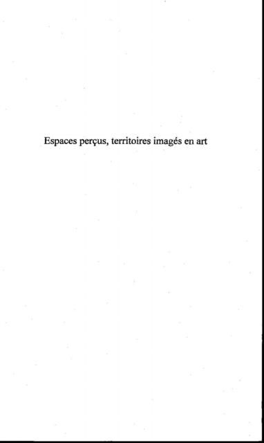 Produktbild: Espaces percus, territoires images en art