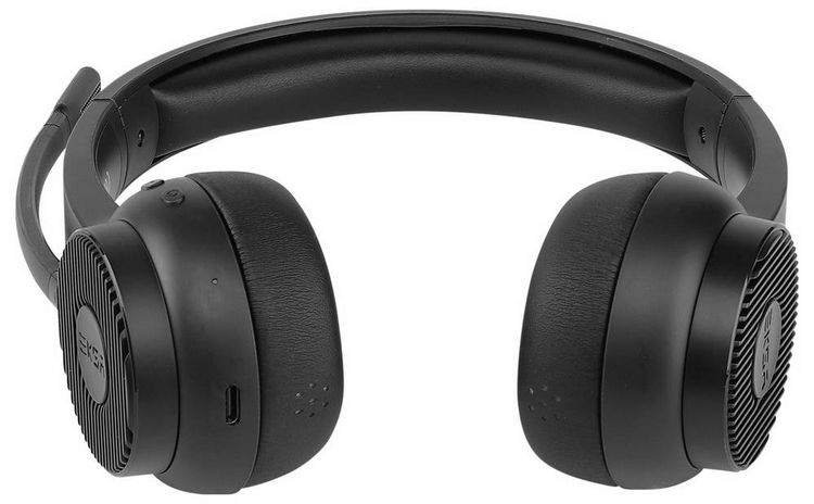Produktbild: EKSA H16 On Ear Headset Bluetooth&reg; Schwarz Noise Cancelling, Mikrofon-Rauschunterdr&uuml;ckung Headset, Lautst&auml;rkeregelung