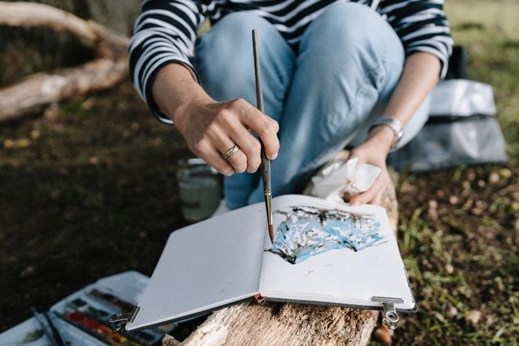 Produktbild: da Vinci Pinsel COLINEO X POINT Aquarellpinsel, rund, Pinsel, Gr&ouml;&szlig;e 8