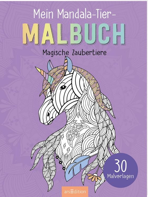 Produktbild: Mein Mandala-Tier-Malbuch &ndash; Magische Zaubertiere