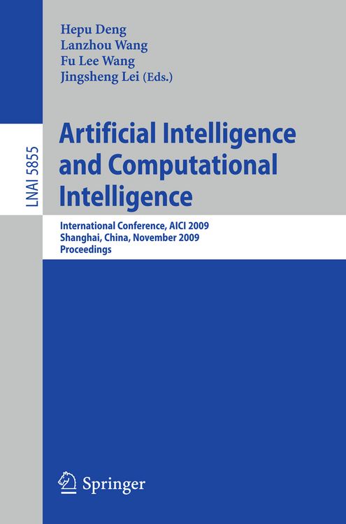 Produktbild: Artificial Intelligence and Computational Intelligence