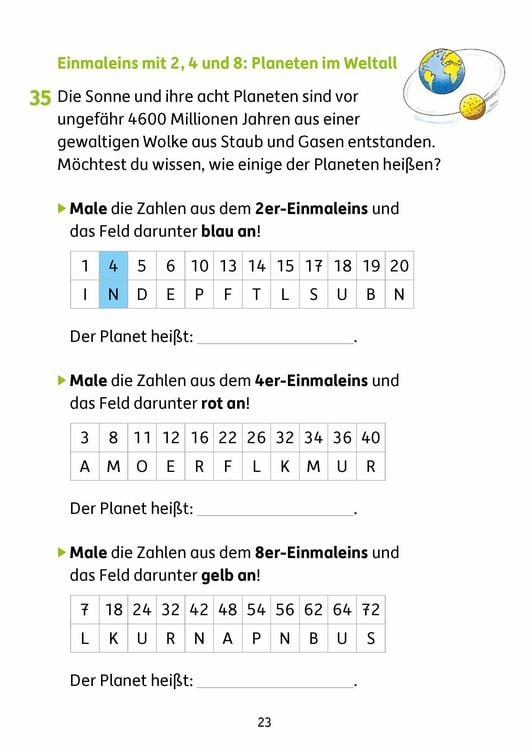 Produktbild: Mathe 2./3. Klasse &Uuml;bungsheft - Einmaleins