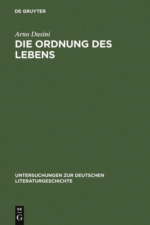 Produktbild: Die Ordnung des Lebens