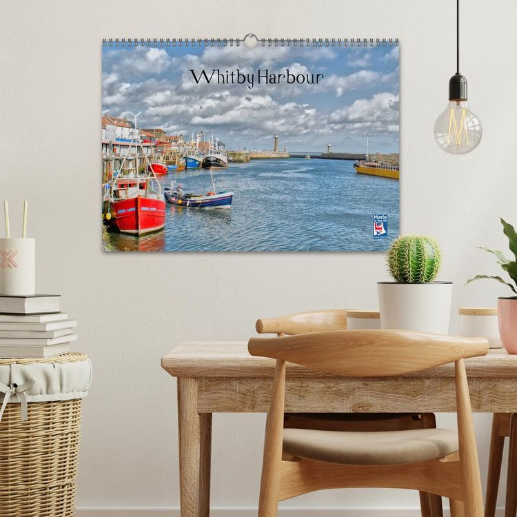 Produktbild: Whitby Harbour (Wall Calendar 2026 DIN A3 landscape), CALVENDO 12 Month Wall Calendar