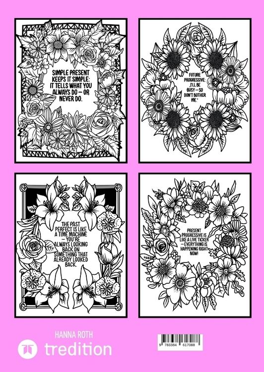 Produktbild: &ldquo;Tenses in Bloom &ndash; englische Zeitformen kreativ verinnerlichen&rdquo; von @hannasroth