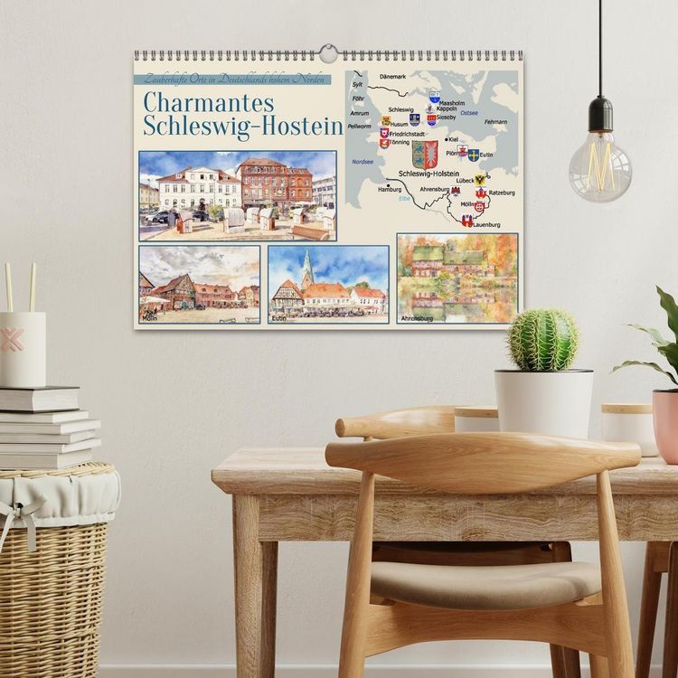 Produktbild: Charmantes Schleswig-Holstein (Wandkalender 2027 DIN A3 quer), CALVENDO Monatskalender