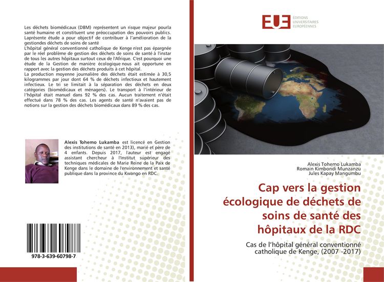 Produktbild: Cap vers la gestion &eacute;cologique de d&eacute;chets de soins de sant&eacute; des h&ocirc;pitaux de la RDC