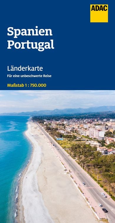 Produktbild: ADAC Länderkarte Spanien, Portugal 1:750.000