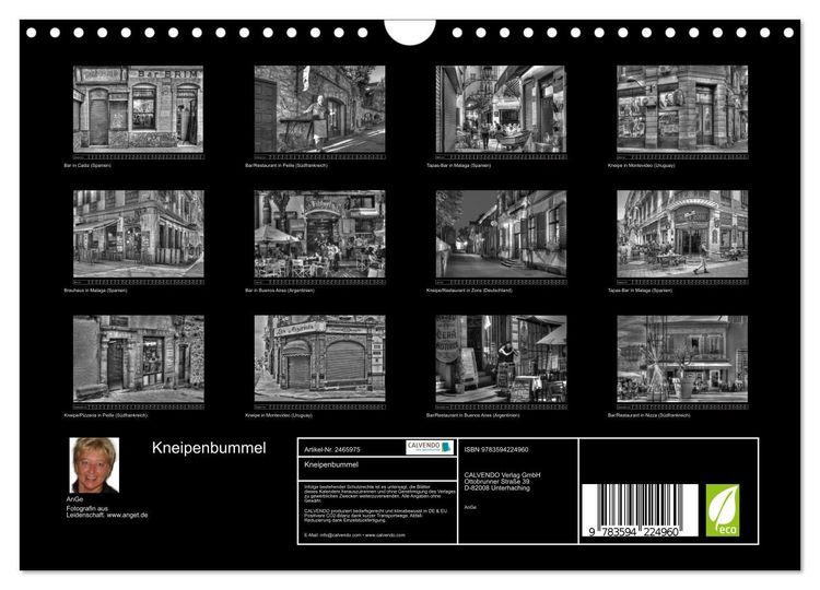 Produktbild: Kneipenbummel (Wandkalender 2027 DIN A4 quer), CALVENDO Monatskalender