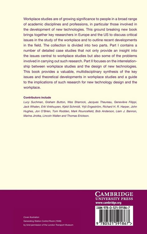 Produktbild: Workplace Studies