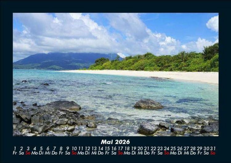 Produktbild: Indonesiens Sch&ouml;nheit 2026 Fotokalender DIN A5