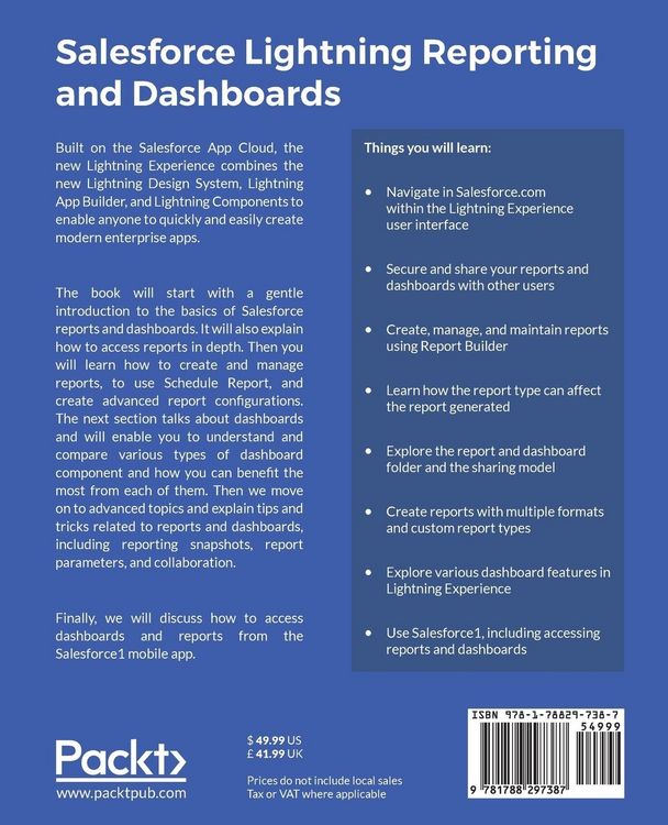 Produktbild: Salesforce Lightning Reporting and Dashboards