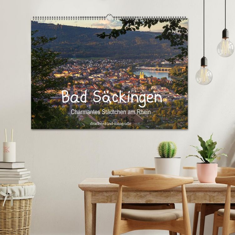 Produktbild: Bad S&auml;ckingen - Charmantes St&auml;dtchen am Rhein (Wandkalender 2026 DIN A2 quer), CALVENDO Monatskalender