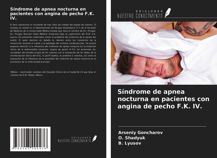 Produktbild: S&iacute;ndrome de apnea nocturna en pacientes con angina de pecho F.K. IV.