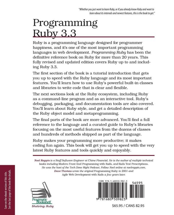 Produktbild: Programming Ruby 3.2
