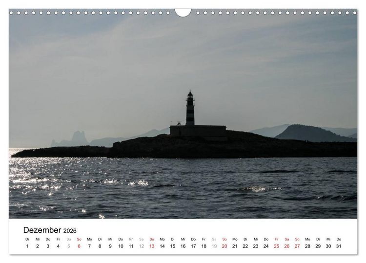 Produktbild: Ibiza & Formentera (Wandkalender 2026 DIN A3 quer), CALVENDO Monatskalender