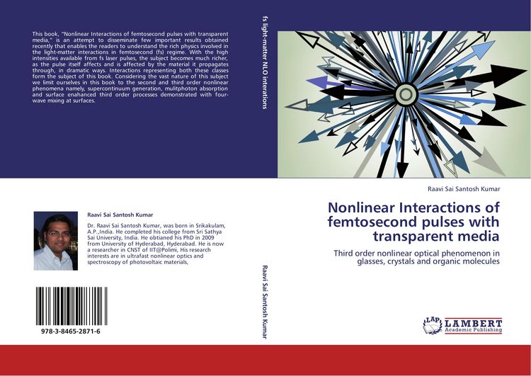 Produktbild: Nonlinear Interactions of femtosecond pulses with transparent media