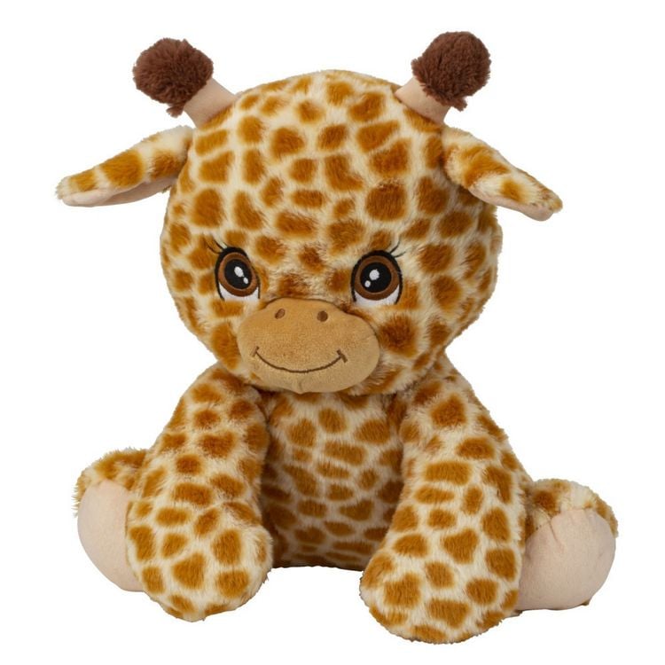 Produktbild: Giraffe mit huebschen Augen sitzend h=33cm