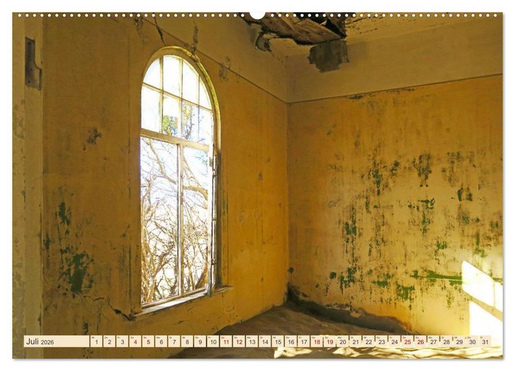 Produktbild: Kolmannskuppe Lost Place in Namibia (Wandkalender 2026 DIN A2 quer), CALVENDO Monatskalender