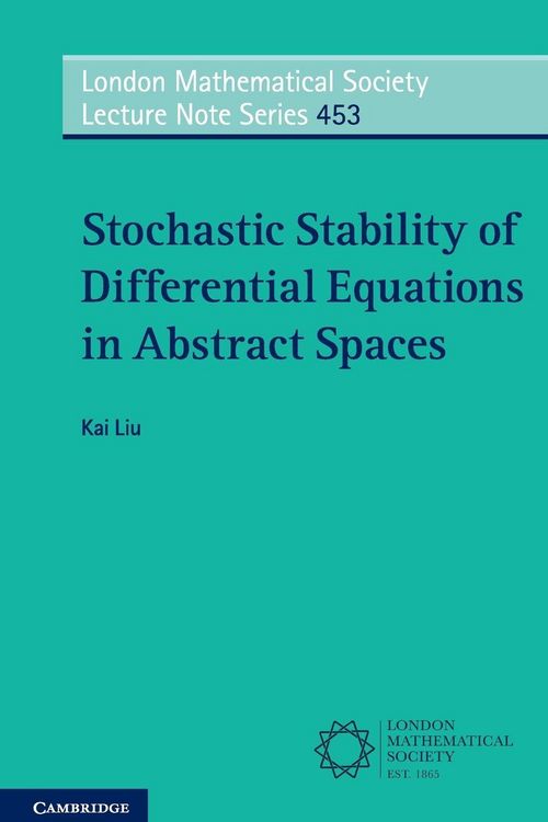 Produktbild: Stochastic Stability of Differential Equations in Abstract Spaces
