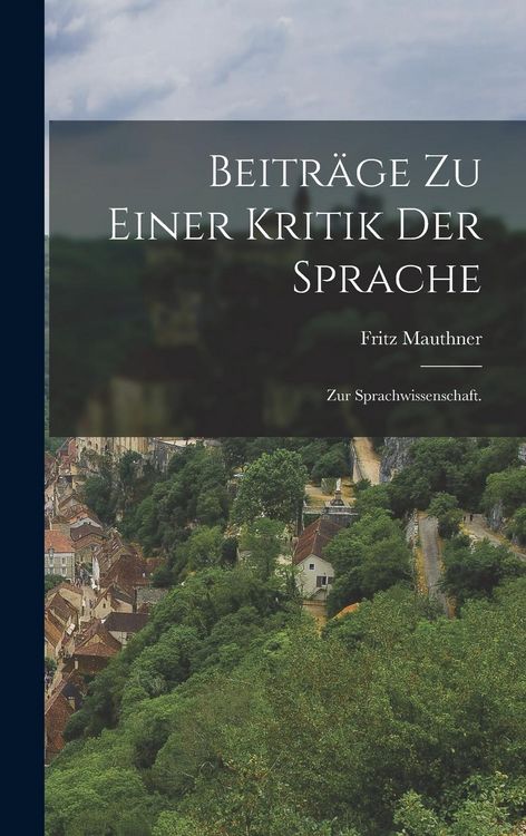 Produktbild: Beitr&auml;ge zu einer Kritik der Sprache