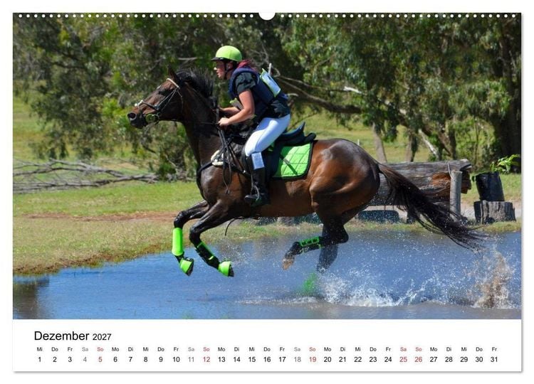 Produktbild: Vielseitigkeitsreiten (Wandkalender 2027 DIN A2 quer), CALVENDO Monatskalender